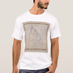 Camiseta Inv. 5211-75 hombre de arrodillamiento del recto