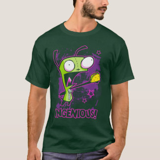 Camiseta Invader Zim Ingeniousaco Gir Y2K Cartoon Pullover