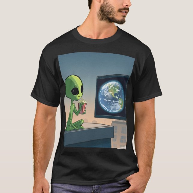 Camiseta Invasión alienígena  (Anverso)