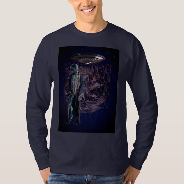 Camiseta invasión alienígena (Anverso)