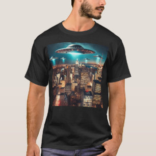 Camiseta Invasión de drones de invasión de extranjeros en N