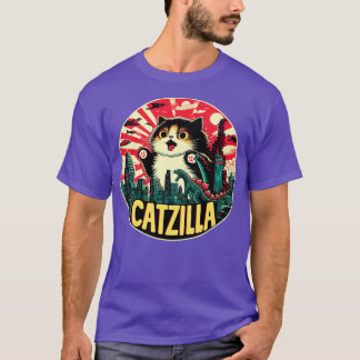 Camiseta Invasión de gatos épicos de CATZILLA