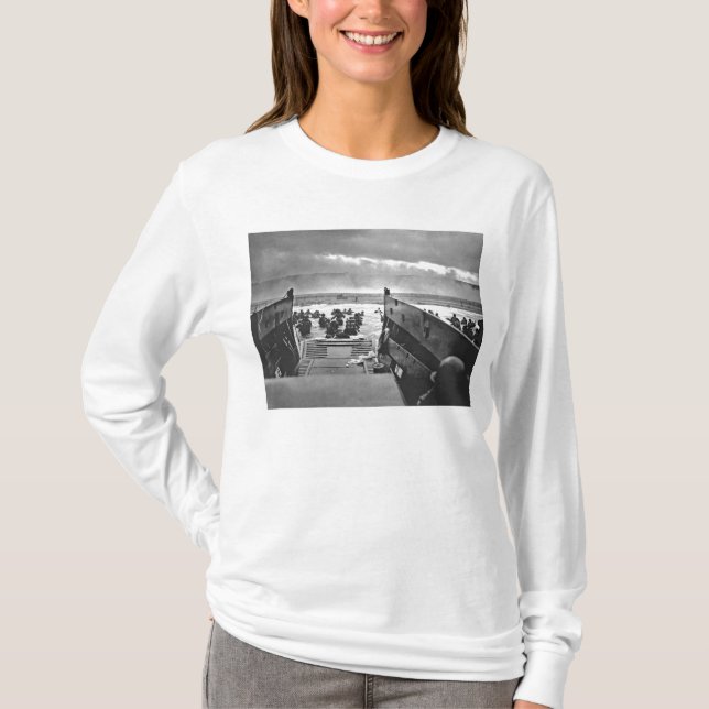 Camiseta Invasión de Normandía en el día D - 1944 (Anverso)