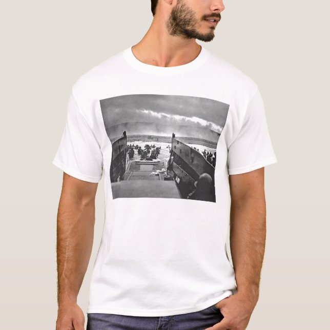 Camiseta Invasión de Normandía en el día D - 1944 (Anverso)
