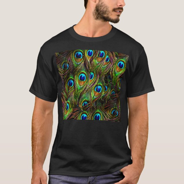 Camiseta Invasión de Peacock Feathers (Anverso)