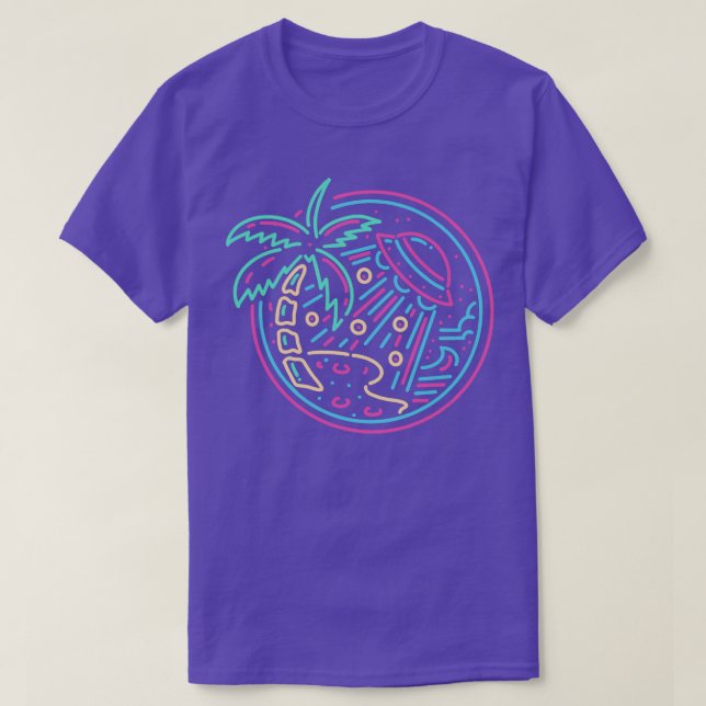 Camiseta Invasión de playa (Diseño del anverso)