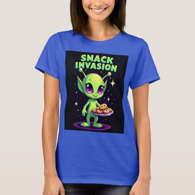 Camiseta Invasión de refrigerios: Una burla y una adquisici (Anverso)