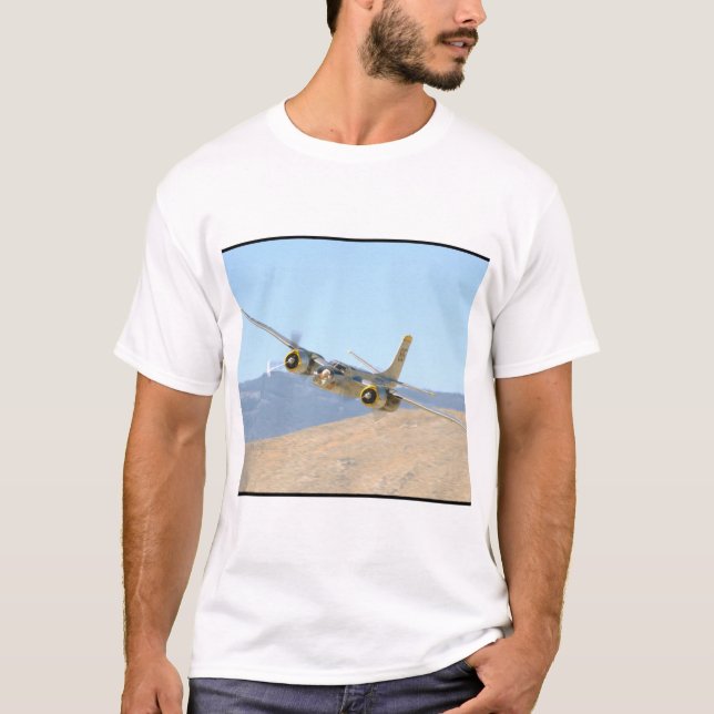 Camiseta Invasor de Douglas A26, aviones aéreos de (Anverso)
