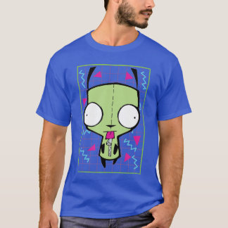 Camiseta Invasor Zim Gir 90s familia Grid