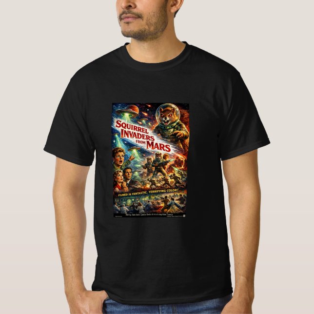 Camiseta Invasores Ardilla de Marte (Anverso)