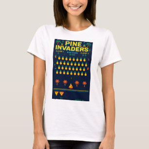 Camiseta Invasores de Piña - Serie de Juegos Retro del Impe