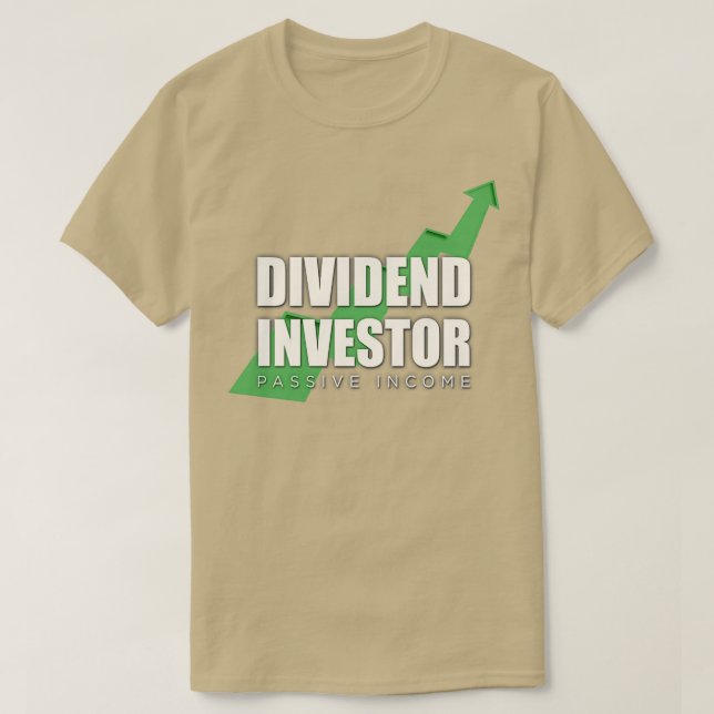 Camiseta Inve del mercado de valores de renta pasiva de los (Diseño del anverso)