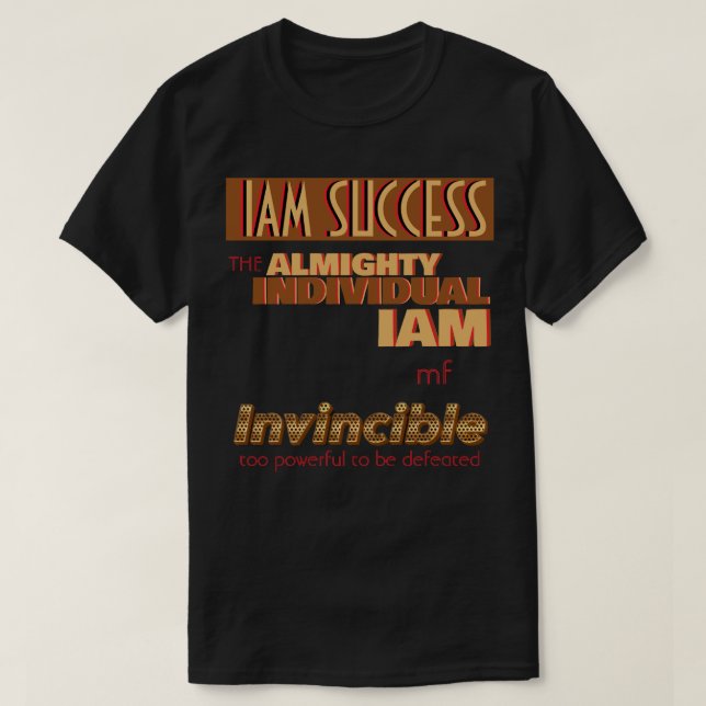 CAMISETA INVENCIBLE (Diseño del anverso)