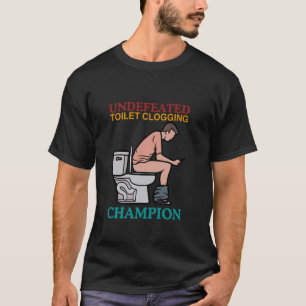 Camiseta Invencible diseño divertido para campeón de cierre