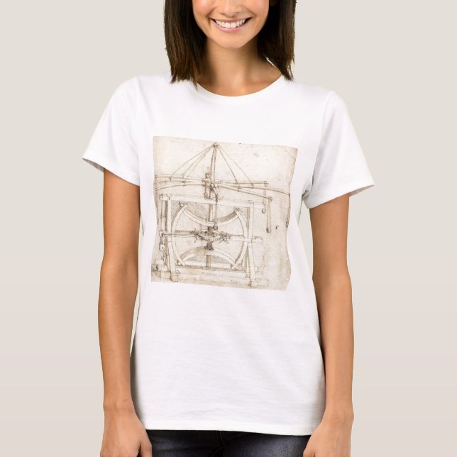 Camiseta Invención de Leonardo (Anverso)