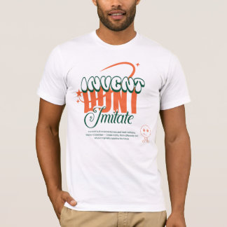 Camiseta inventar no imitar