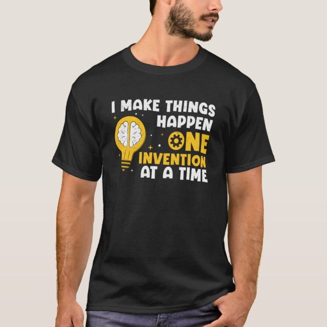 Camiseta Inventor de una invención a la vez técnica de inno (Anverso)