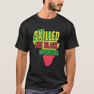 Camiseta Inventores negros especializados en historia afroa