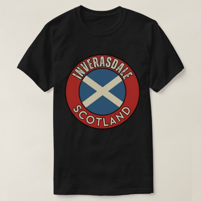 Camiseta Inverasdale, Escocia (Diseño del anverso)