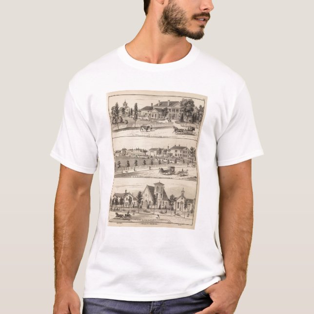 Camiseta invernaderos y escuela (Anverso)