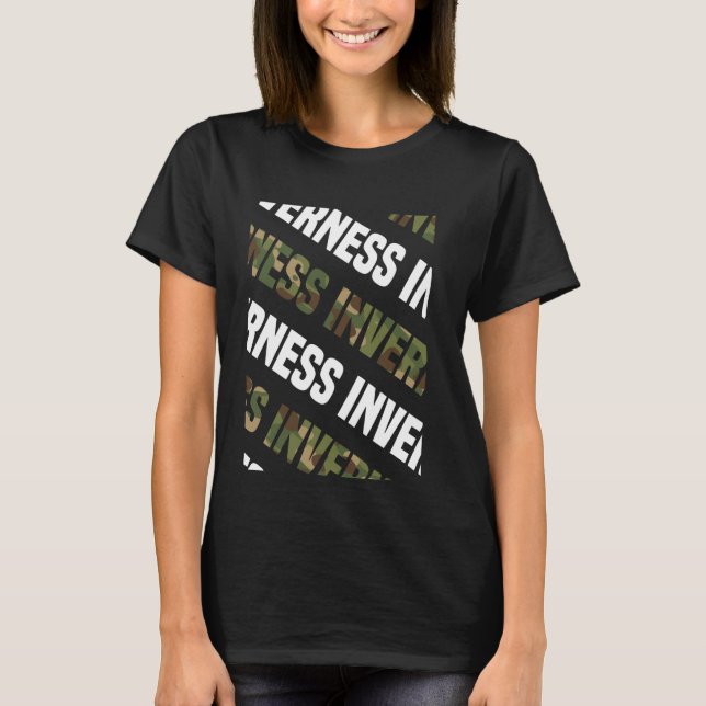 Camiseta Inverness Camo Pattern Camuflaje verde (Anverso)