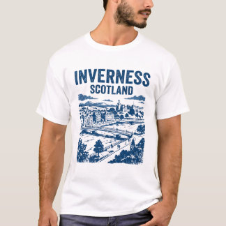 Camiseta Inverness Escocia Castillo y Puente Ness