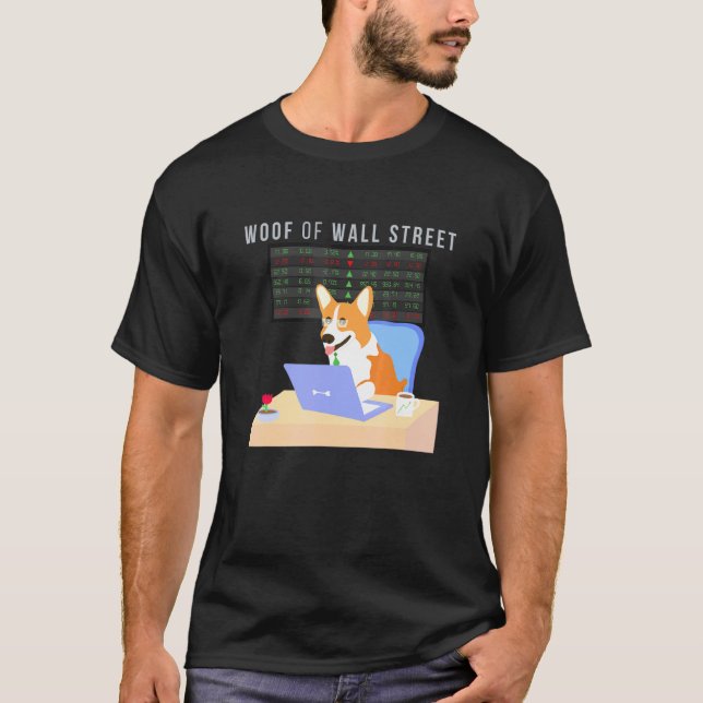 Camiseta Inversión en el Mercado de Valores Meme Corgi Lind (Anverso)