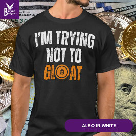 Camiseta Inversor de bitcoin que estoy intentando no regode
