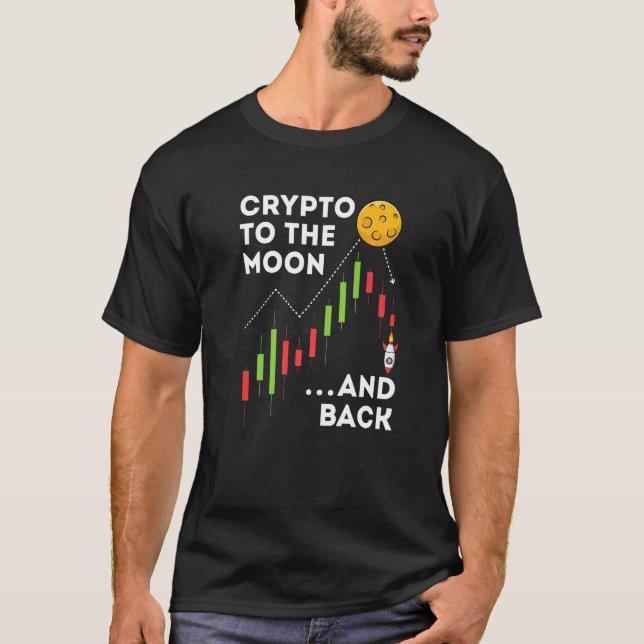 Camiseta Inversor De Crypto Crash Trader A La Luna Y De Reg (Anverso)