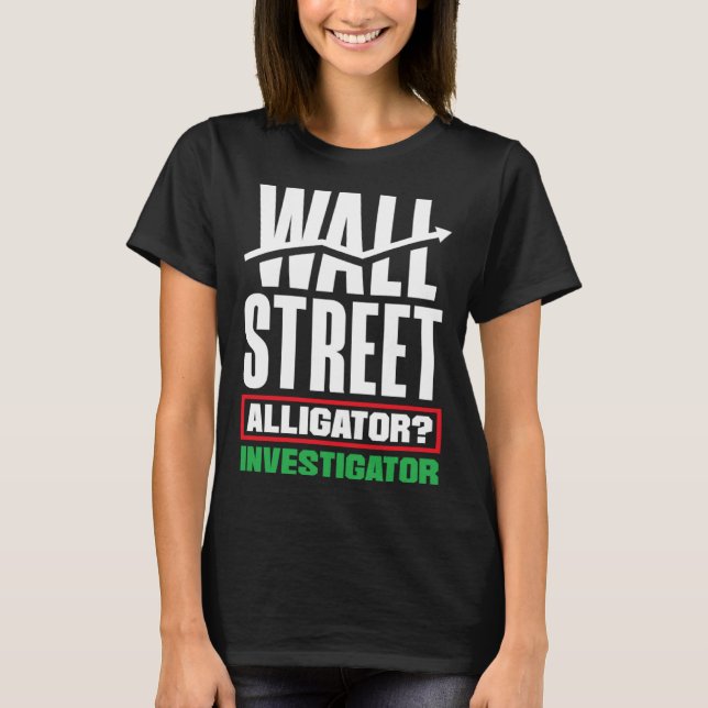 Camiseta Inversor del coligador de Wall Street Day Pu (Anverso)