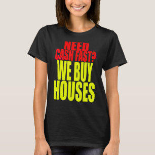 Camiseta Inversor inmobiliario - Compramos casas - Comprado
