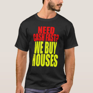 Camiseta Inversor inmobiliario - Compramos casas - Comprado
