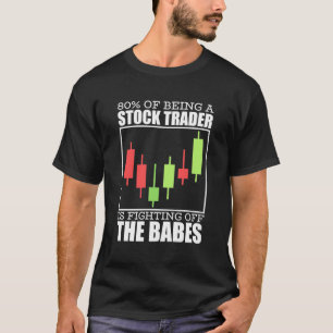 Camiseta Inversor: Un Comerciante De Valores Está Luchando