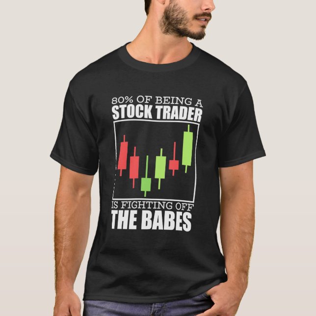 Camiseta Inversor: Un Comerciante De Valores Está Luchando (Anverso)
