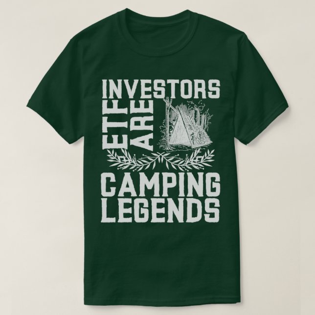 Camiseta Inversores de ETF Camping Legends En Tiendas 2 (Diseño del anverso)