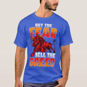 Camiseta Invertir Comprar El Miedo Vender El Mercado De Val
