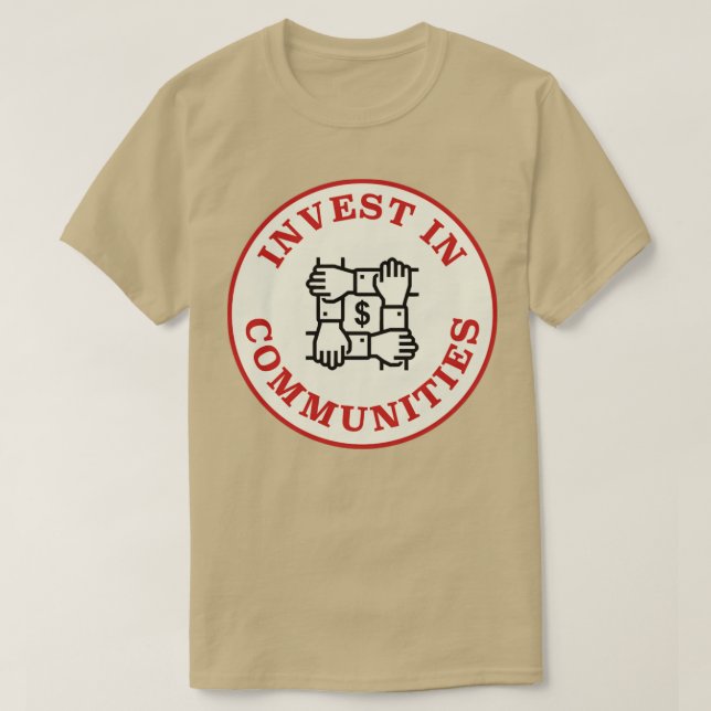 Camiseta Invertir En Comunidades (Diseño del anverso)