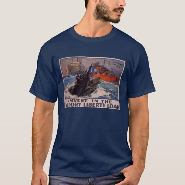 Camiseta Invertir en el préstamo libertario de la victoria (Anverso)
