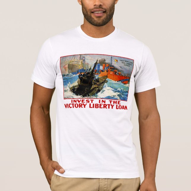 Camiseta Invertir en el préstamo para la libertad de victor (Anverso)