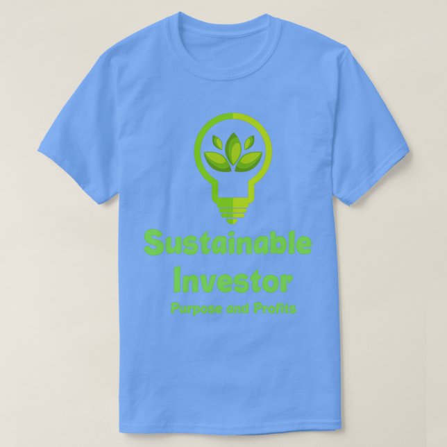 Camiseta Invertir fines y beneficios sostenibles en el ESG (Diseño del anverso)