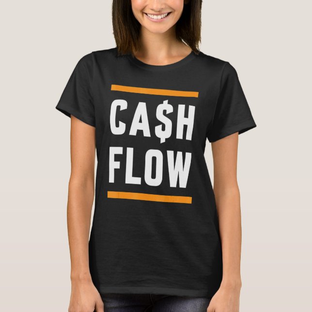 Camiseta Inves de Cashflow Business Money Inmobiliaria Flip (Anverso)