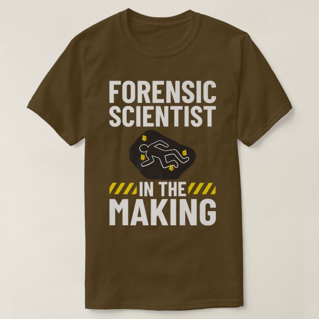Camiseta Investigación de escena del crimen de técnico de c (Diseño del anverso)