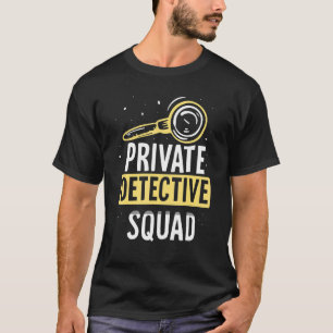 Camiseta Investigación de espías de detectives privados