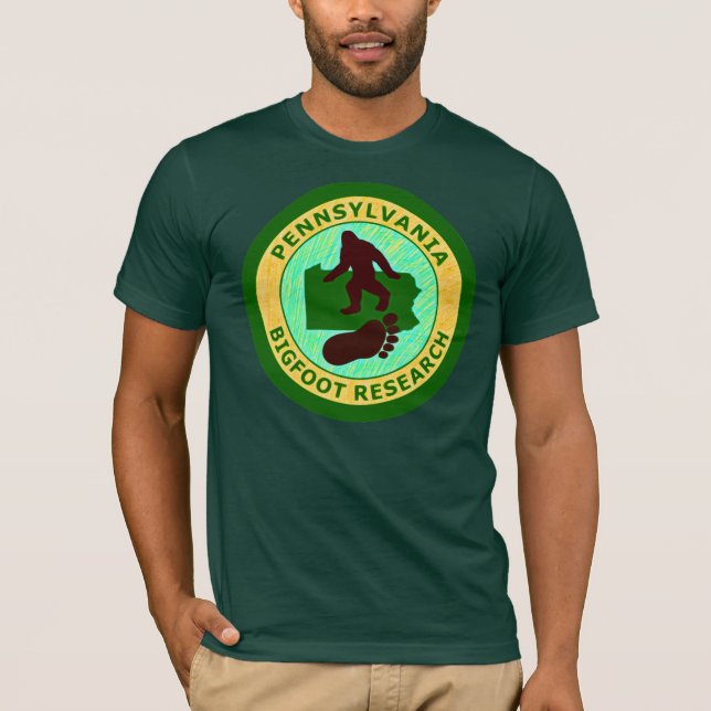 Camiseta Investigación de Pennsylvania Bigfoot (Anverso)