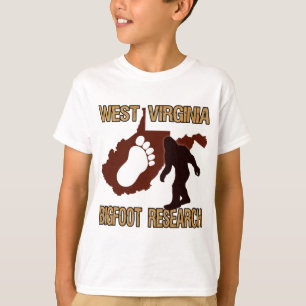Camiseta Investigación del oeste de Virgina Bigfoot