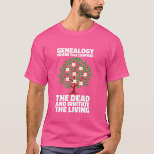 Camiseta Investigación genealógica de expertos en árboles g