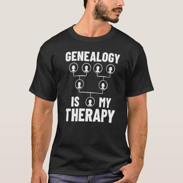 Camiseta Investigación Genealógica Dna Test Family Historia (Anverso)