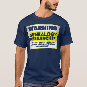 Camiseta Investigación genealógica Entusiasta de Historia F