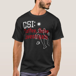 Camiseta Investigación sobre la solución del café