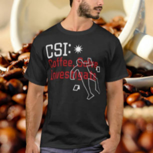 Camiseta Investigación sobre la solución del café
